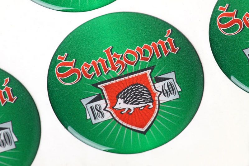 plastické samolepky  - logoprinty