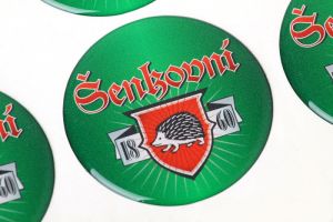 plastické samolepky  - logoprinty
