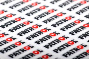 plastické samolepky  - logoprinty