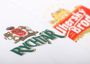 ukázka až 4 barevného sítotiskového tisku